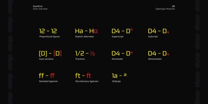 Dashford Font Poster 8