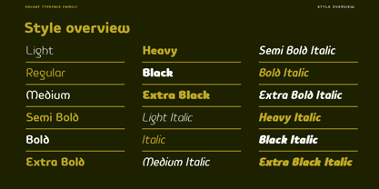 Vulgat Font Poster 3