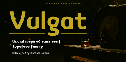 Vulgat Font Poster 1