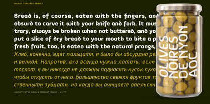 Vulgat Font Poster 7