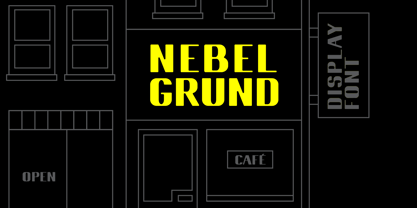 Nebelgrund Font Poster 1