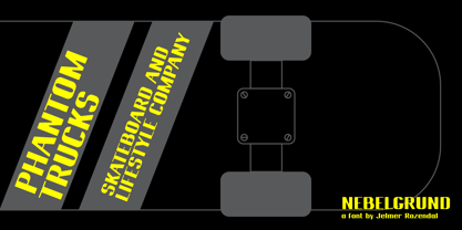 Nebelgrund Font Poster 4