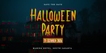 Dreadnight Font Poster 4