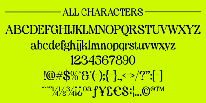 Forena Font Poster 6