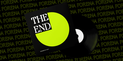 Forena Font Poster 4