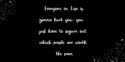 Hello Girl Modern Font Poster 4