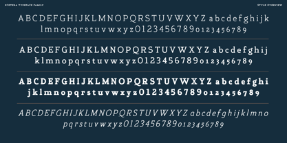 Xcetera Font Poster 3