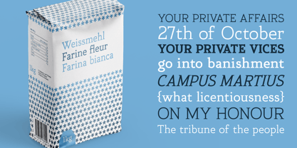 Xcetera Font Poster 14