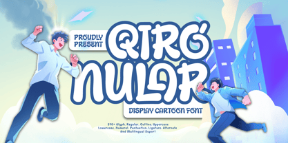 Qiro Nular Font Poster 1