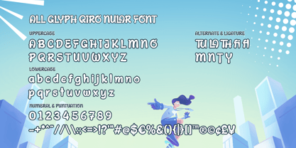 Qiro Nular Font Poster 9