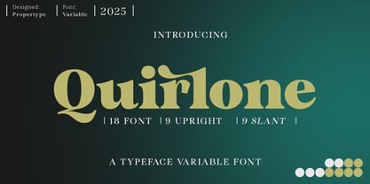 Quirlone Font Poster 1