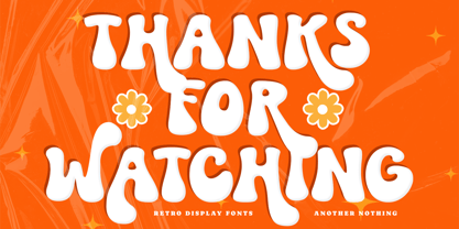 Another Nothing Font Poster 9