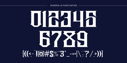 Metal Mesar Font Poster 13