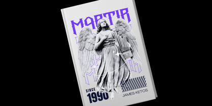 Metal Mesar Font Poster 9