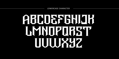 Metal Mesar Font Poster 11