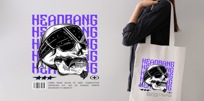 Metal Mesar Font Poster 6