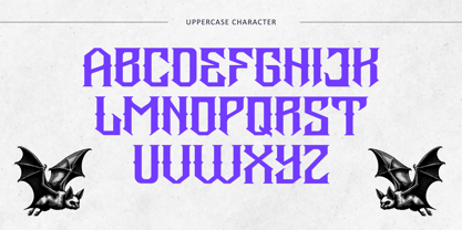 Metal Mesar Font Poster 10