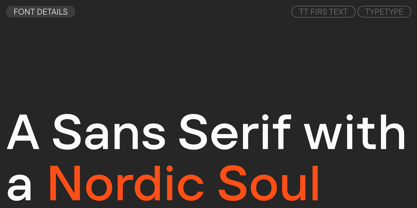 TT Firs Text Font Poster 3