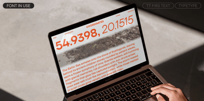 TT Firs Text Font Poster 6