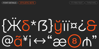 TT Firs Text Font Poster 15