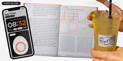 TT Firs Text Font Poster 2