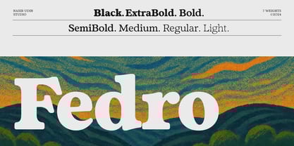 Fedro Font Poster 1