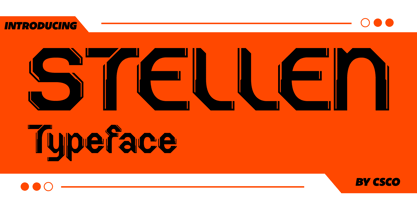 Stellen Font Poster 1