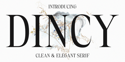 Dincy Font Poster 1