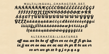 Bandbox SW Font Poster 9