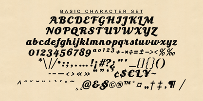 Bandbox SW Font Poster 8