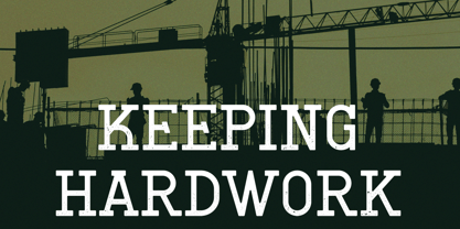 Heavy Truckit Font Poster 2