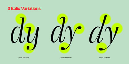 Overture Display Font Poster 3