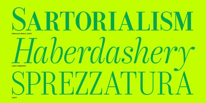 Overture Display Font Poster 4