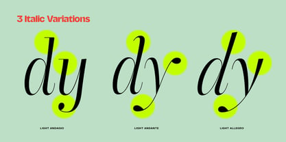 Overture Fine Font Poster 3