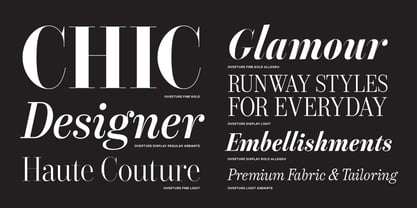 Overture Fine Font Poster 7
