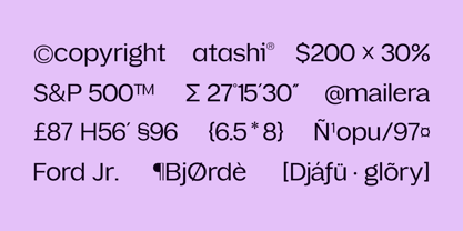 Hirashe Font Poster 6