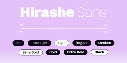 Hirashe Font Poster 7