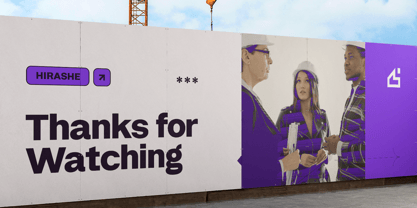 Hirashe Font Poster 11