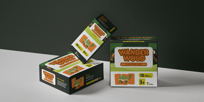 Woodzy Font Poster 5