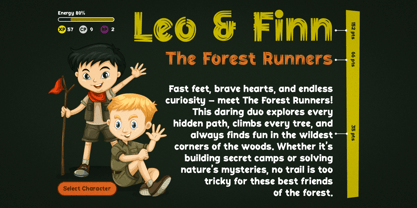 Woodzy Font Poster 7