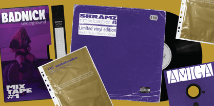 Badnick Font Poster 7