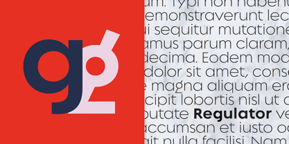 Regulator Nova Font Poster 7