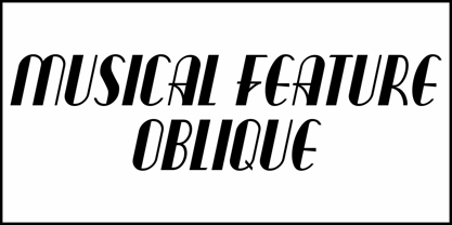 Musical Feature JNL Font Poster 4