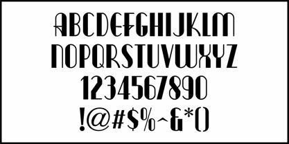 Musical Feature JNL Font Poster 3