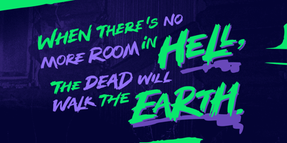 More Brains Font Poster 8