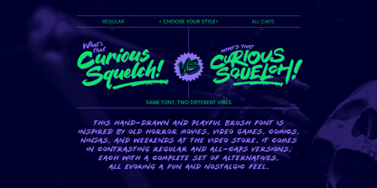 More Brains Font Poster 2