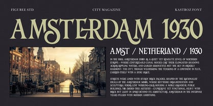 Kastroz Font Poster 7