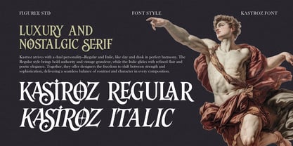 Kastroz Font Poster 2