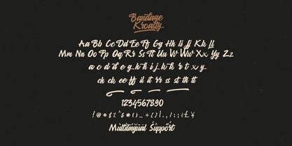 Bandage Kroasty Font Poster 10
