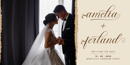 Amelanda Font Poster 3